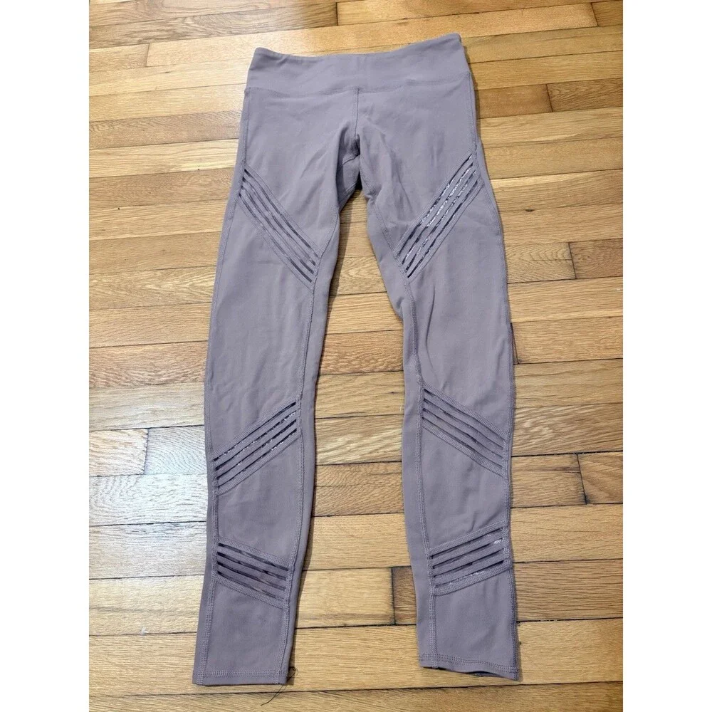 Alo Size S Moto Leggings Light Pink Mauve